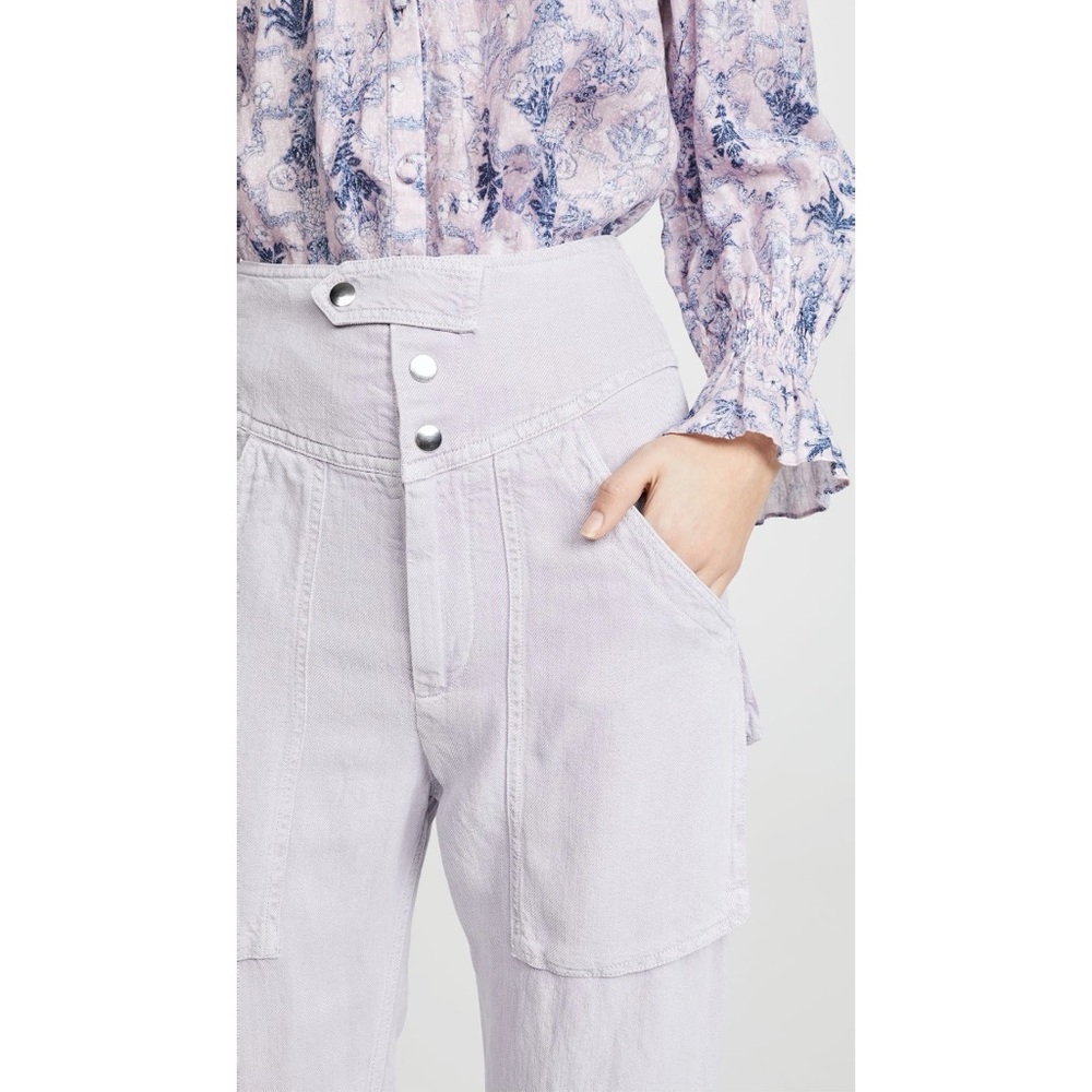 Isabel Marant Etoile // Lago Trousers Ecru NWOT๐ - Picture 3 of 16